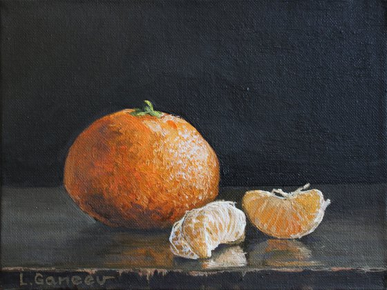 Mandarin. ORIGINAL OIL PAINTING, GIFT