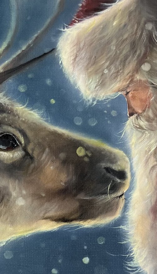 Christmas Santa New Year Winter by Myroslava Denysyuk