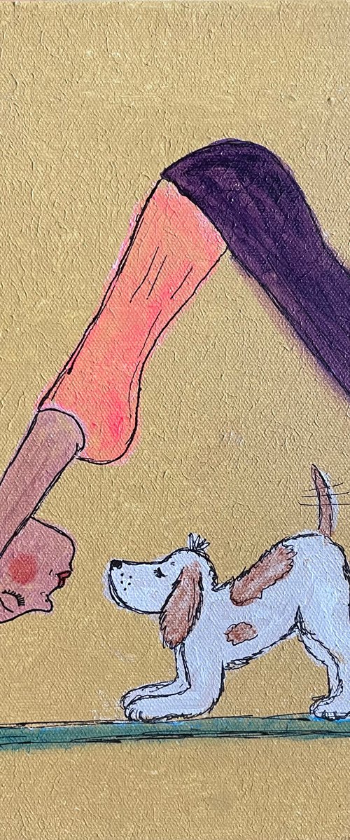 Down dog by Anya Getter