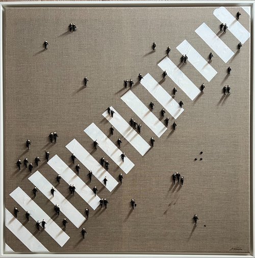 Freedom People ,,Crosswalk” Eka Peradze Art by Eka Peradze
