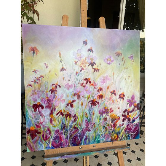 'Happiness'- Bright Flower Meadow