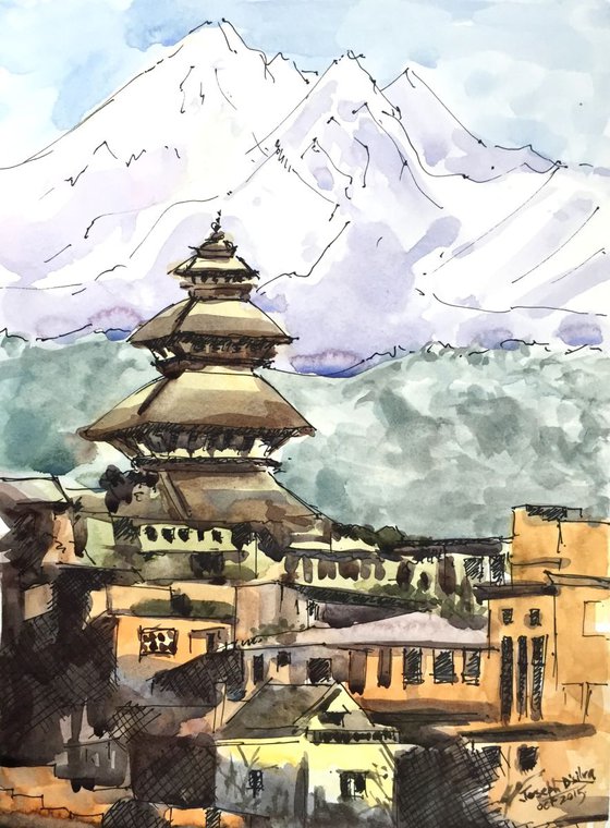 Nepalese temple, Bhaktapur - Nepal