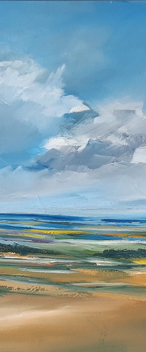 Blue remembered hills Shropshire by Steve Keenan