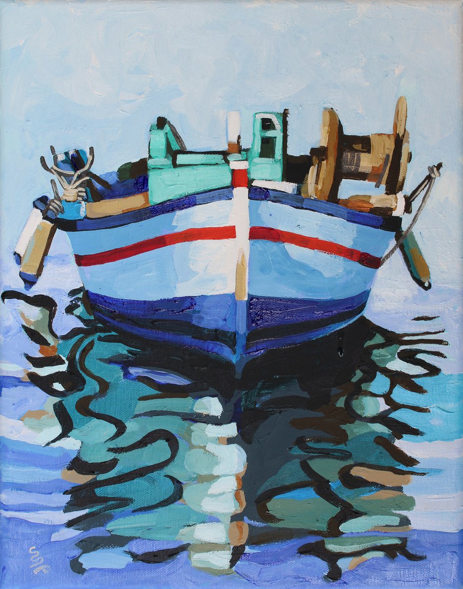 Fishing Boat by Melinda Patrick