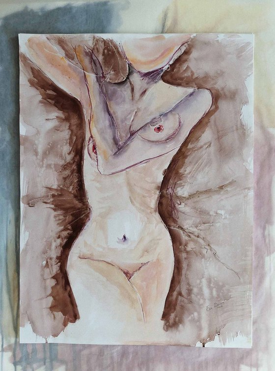 'Misplaced', nude study