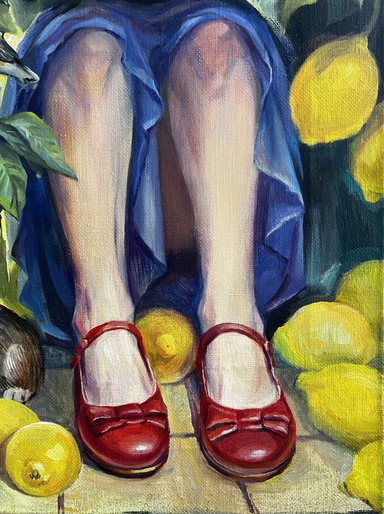 Sleeping under a lemon tree