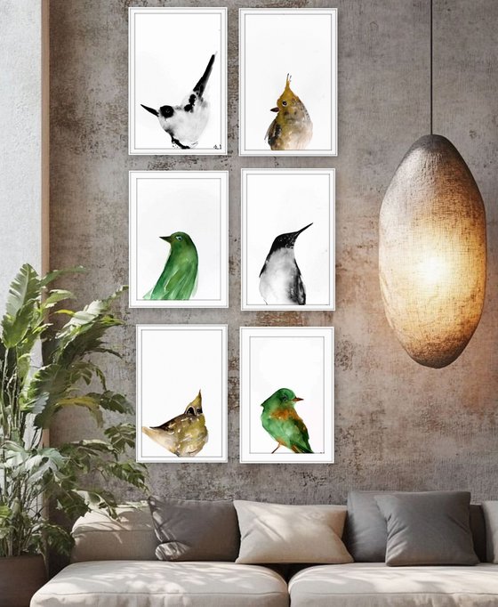 Birds, Set of 6