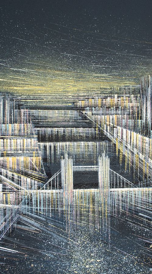 London Under A Dark Grey Sky by Marc Todd