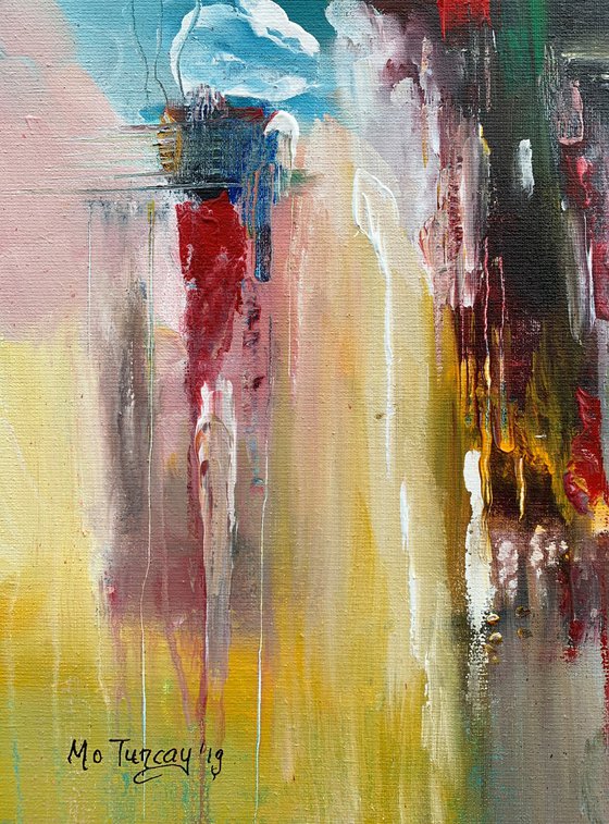 " Leusden 7 “abstract Painting -50x60cm