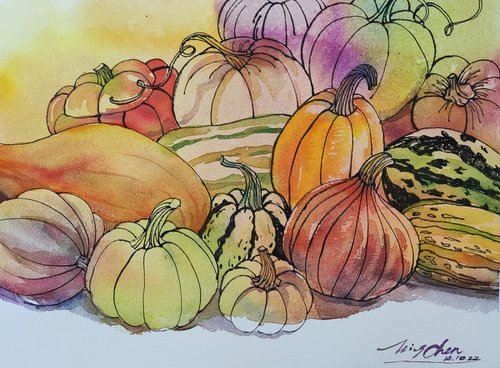 Pumpkins 3 by Jing Chen