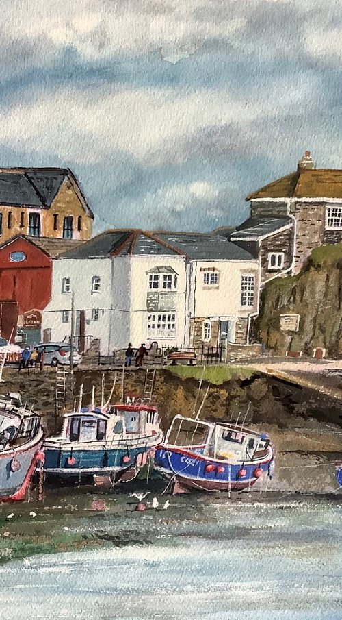 Cornish Fishing port of Mevagissey by Darren Carey