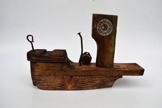 wooden ship "Enygma"
