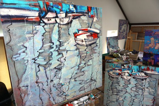 July breeze. Diptych