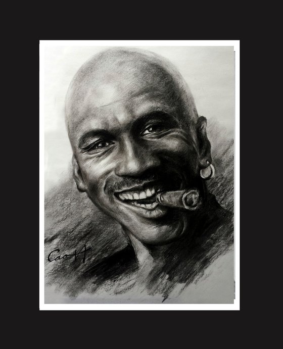 Michael Jordan, the greatest basketball player (Print Sold for Free Shipping)