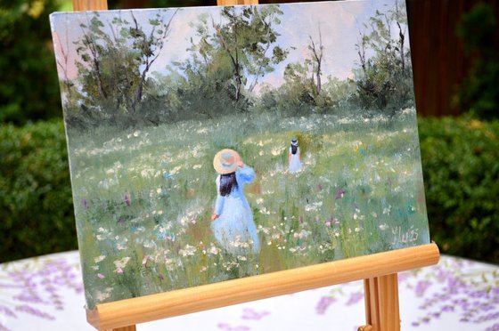 In the wildflowers