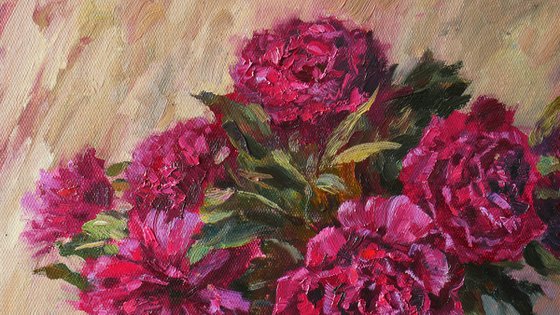 The Bouquet Of Peonies