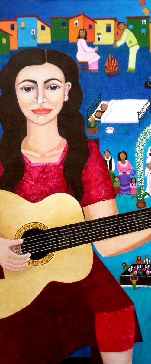 Violeta Parra and the song "Black wedding" by Madalena  Lobao-Tello