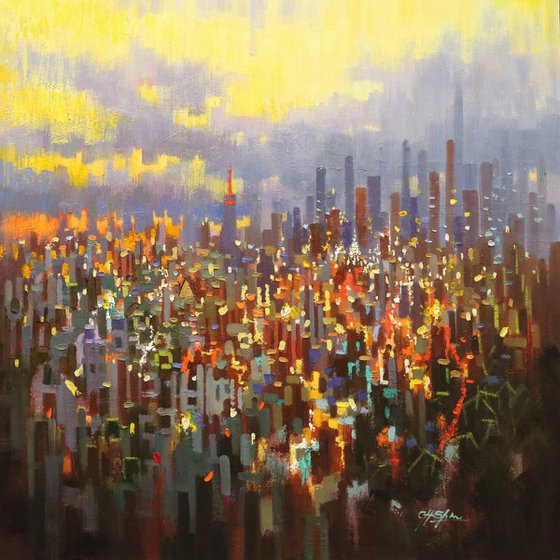New York Toward Sunset
