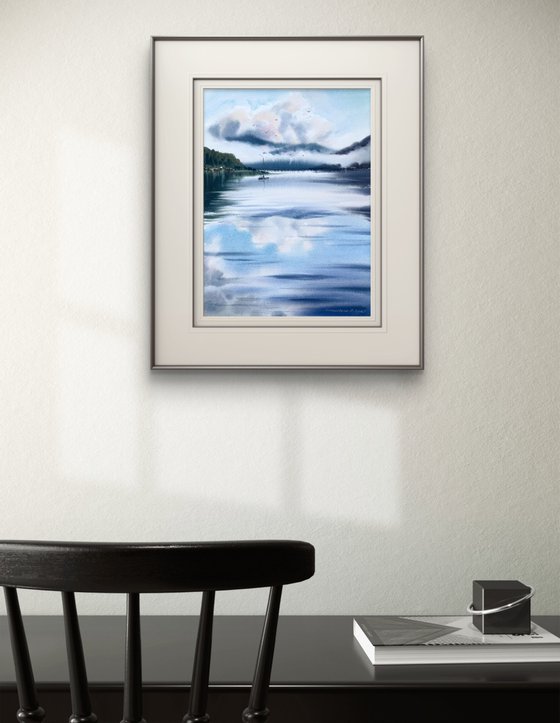 Sailboat and clouds #6