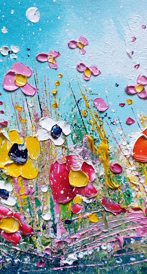 "Magic Meadow Flowers in Love" by Phil Broad