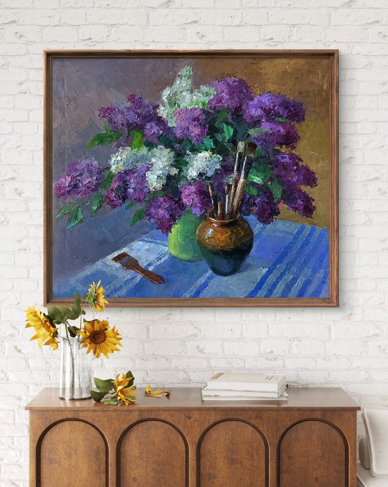 Still life with lilac