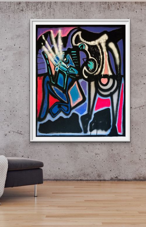 canvas 32 by František Florian by Frantisek Florian
