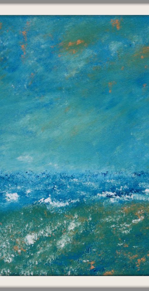 Impressionistic Ocean Landscape by Robert Lynn