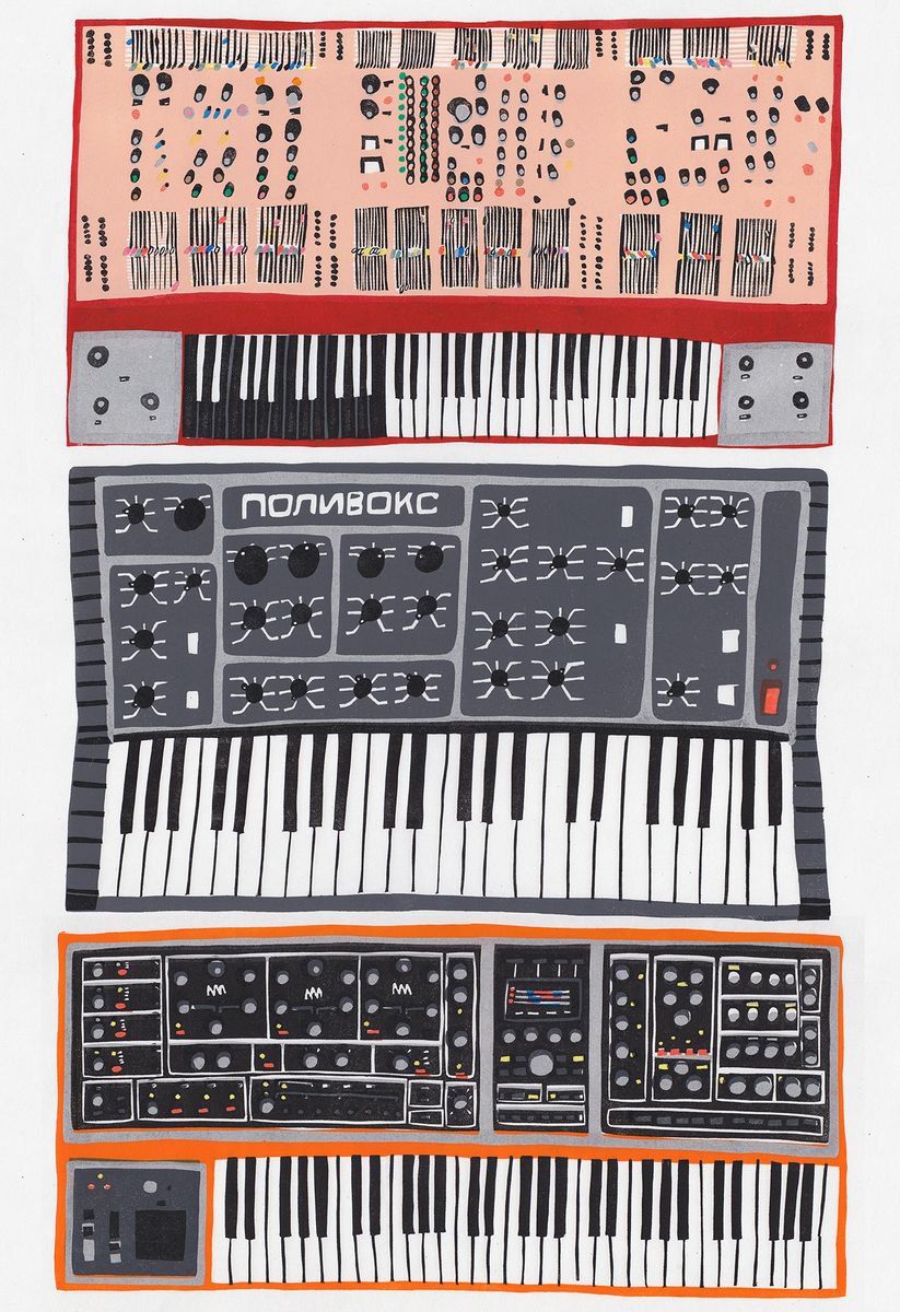 Synthesizers - Free Delivery by Hannah Forward