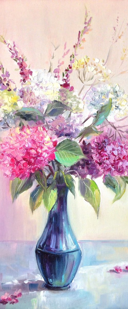 Hydrangea smells like summer by Olena Hontar
