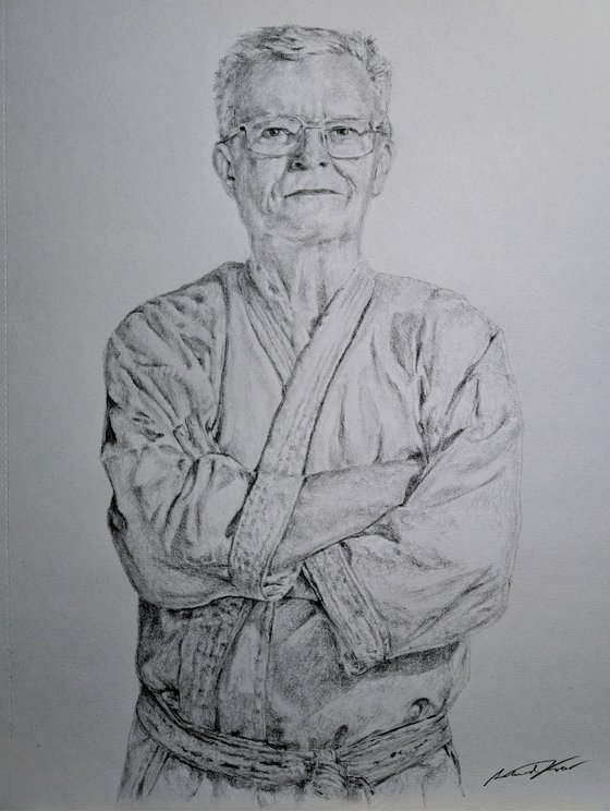Sensei Conroy 8th Dan drawing 2