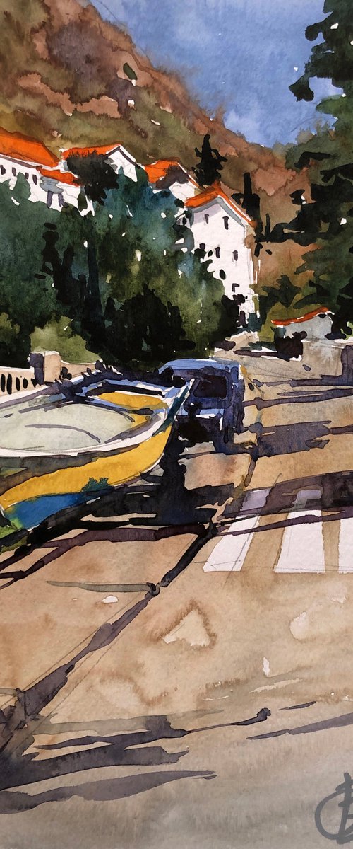 Street scene 1 by Olga Beloborodova