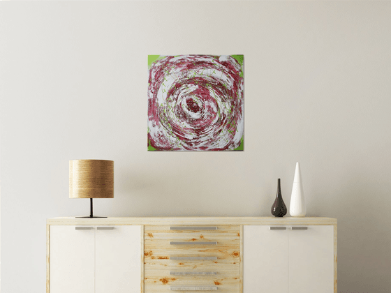 Abstract flower 1  / Original Painting