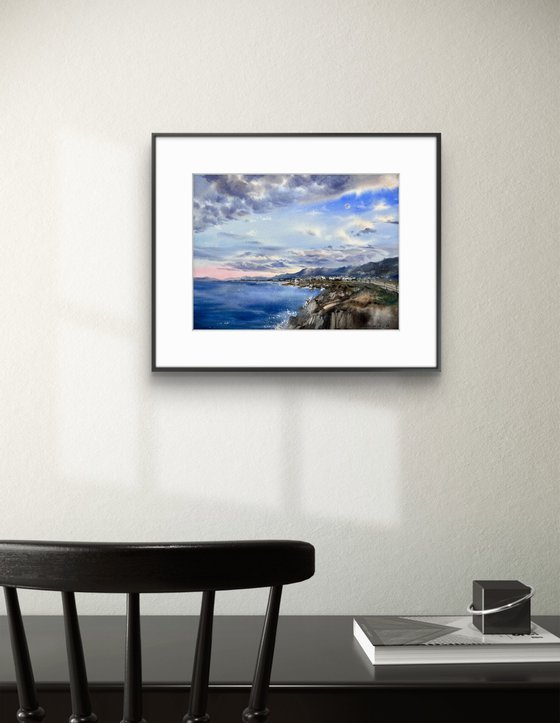 Sea coast of Cyprus Clouds #3