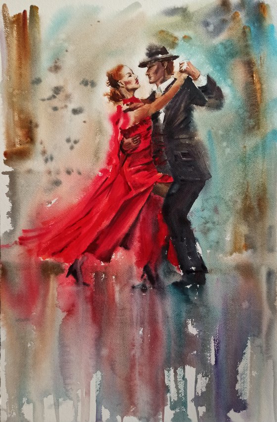 Tango dancers