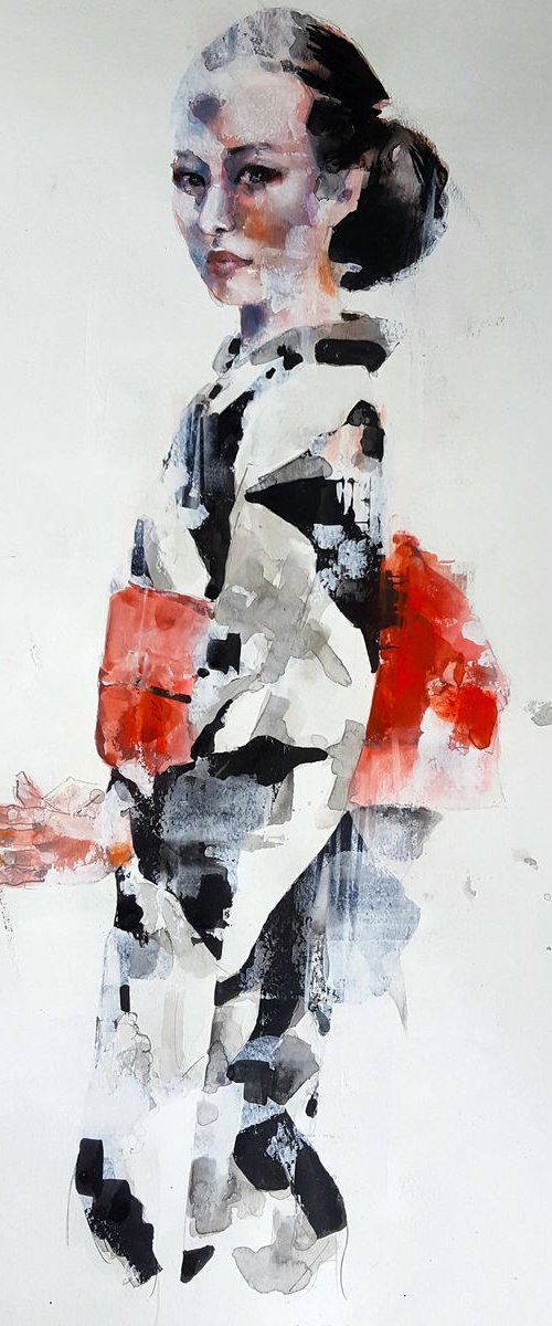 geisha study III by Thomas Donaldson