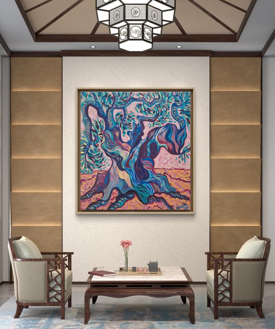 Shimmering Granada Olive Tree