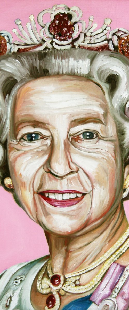 Portrait of Queen Elisabeth II by Paolo Borile