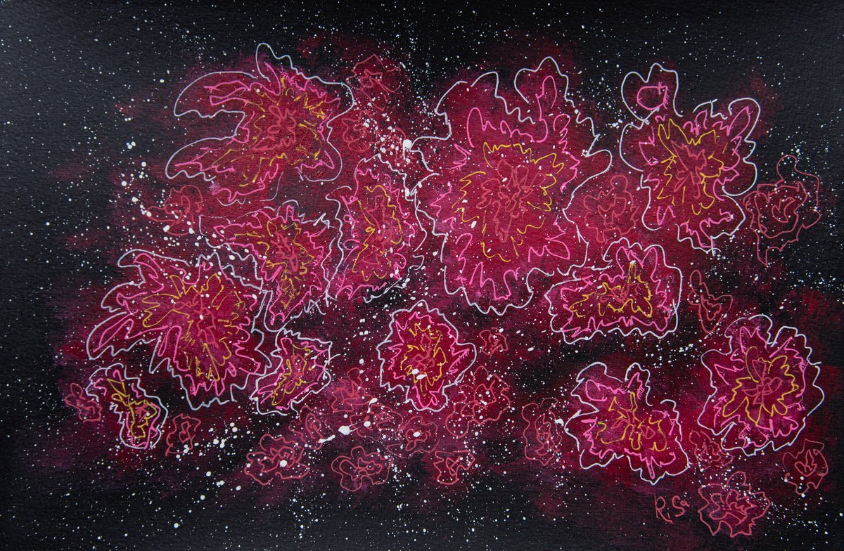 Red peonies by Rimma Savina
