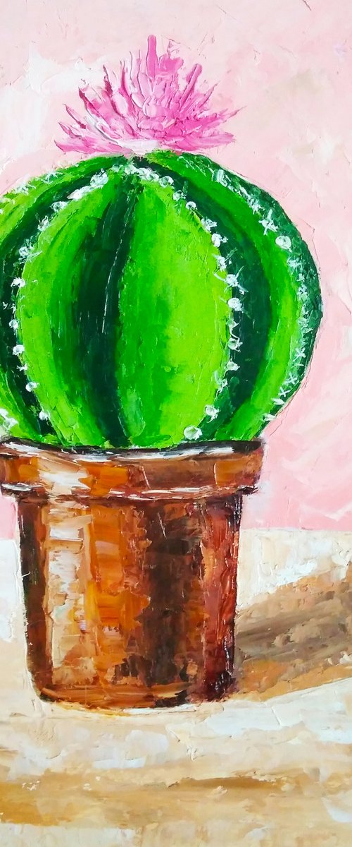 Still life with cactus № 2 by Yulia Berseneva