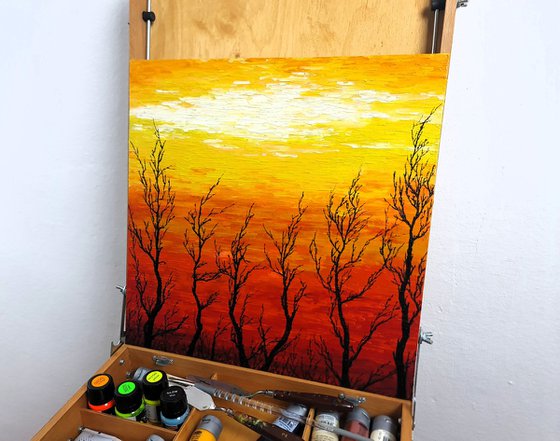 Sunny trees