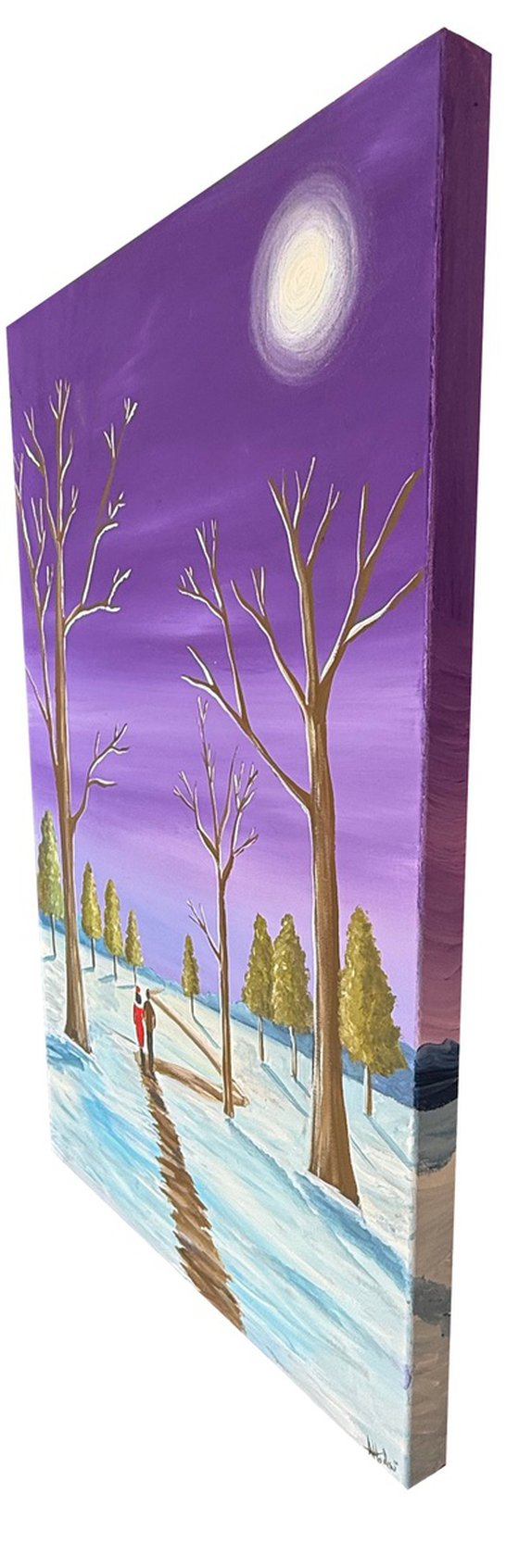 Magical Purple Moonlit Walk