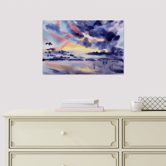 Seascape painting