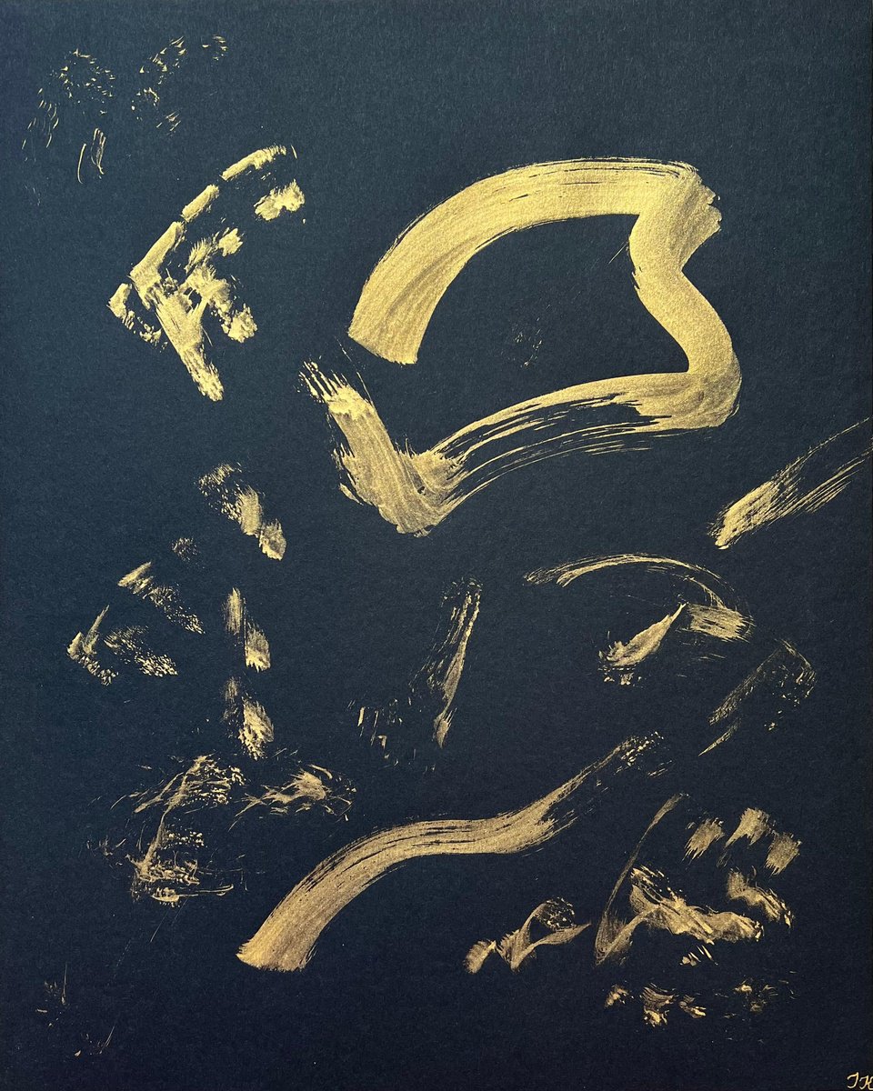 Abstract Watercolour By Tetiana Kovalova, 16 X 20", Spirit Of Freedom #2, Original Artwork