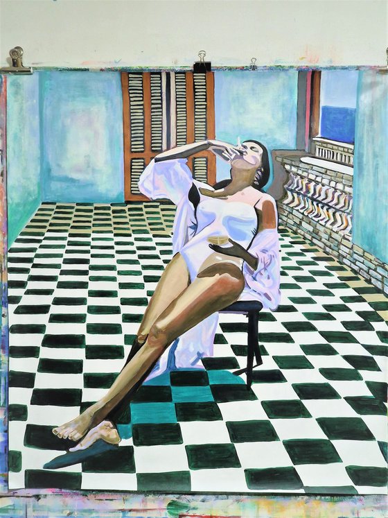 Relaxation / 100 x 90 x 0,1 cm