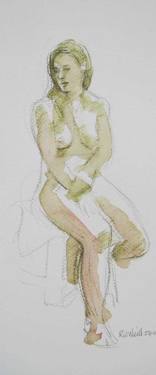 seated female nude by Rory O’Neill