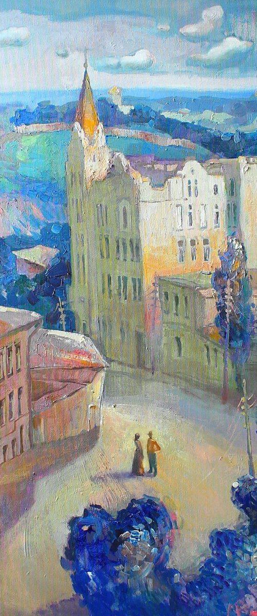 Two on Andrew's descent. Kiev by Anastasiia Grygorieva