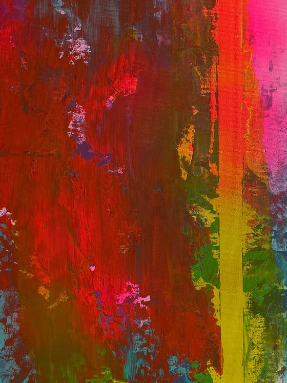 Abstract Red and Yellow