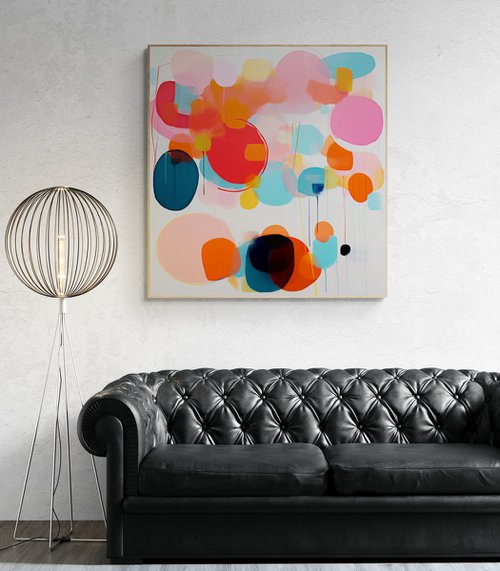 Abstract painting with bright colors on it 2112235 by Sasha Robinson