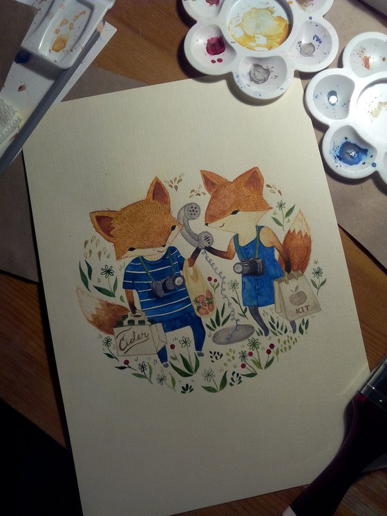 Mr and Mrs. Fox