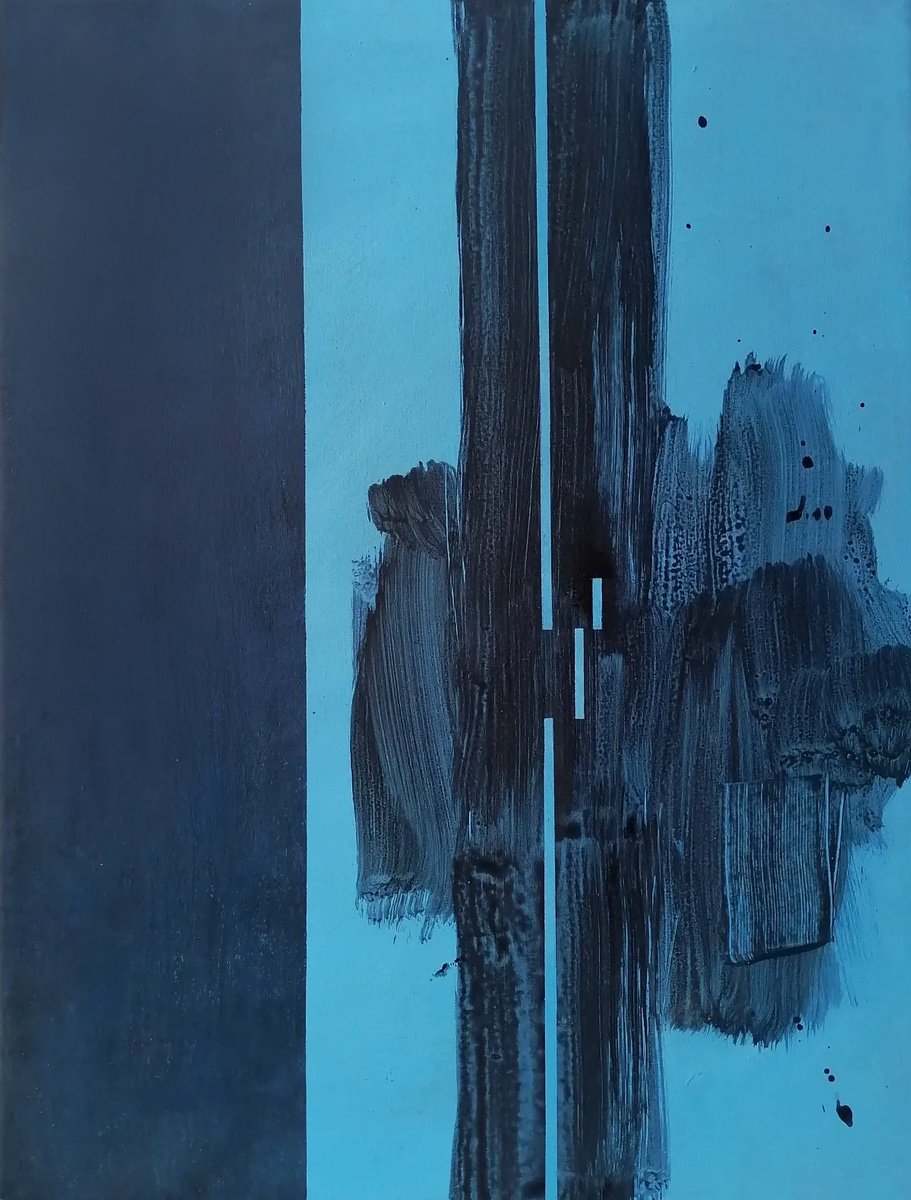 Abstract Painting By Alex Munzone, 12 X 16, Sequences 30, Original Artwork